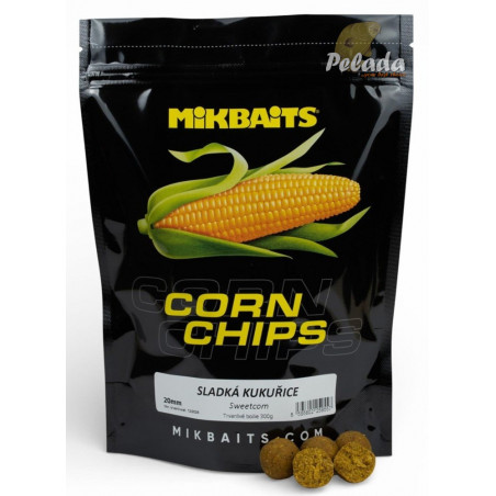 Mikbaits Boilies Corn Chips Sladká Kukurica 300g