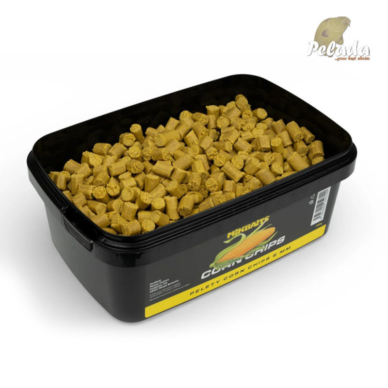 Mikbaits Pelety Corn Chips Sladká Kukurica 700g 6mm