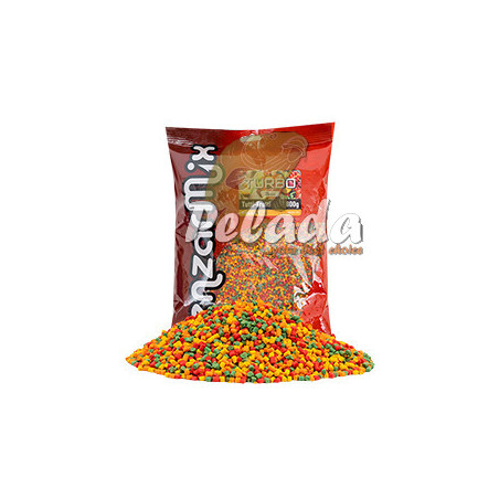 BENZAR Mix Pelety Turbo Pellet 3mm 800g Tutti Frutti