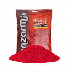 BENZAR Mix Pelety Turbo Pellet 3mm 800g Strawberry Jahoda