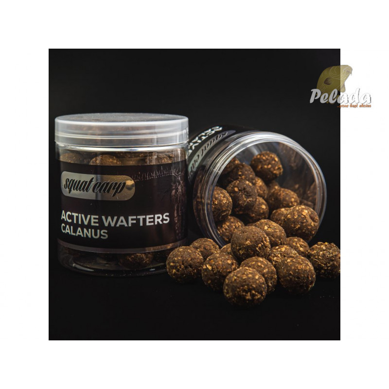 SQUAT Carp Active Wafters Rozpustné Vyvážené Boilies 150g - CALANUS