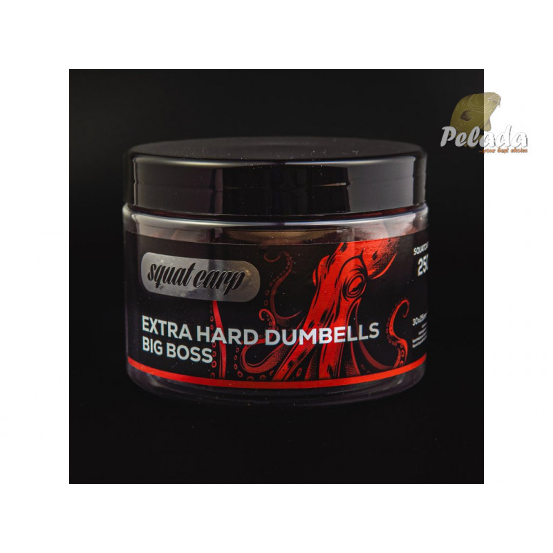 SQUAT Carp Extra Tvrdené Hard Dumbells 250g 30x25mm - BIG BOSS SQUAT Carp Extra Tvrdené Hard Dumbells 250g 30x25mm - BIG BOSS