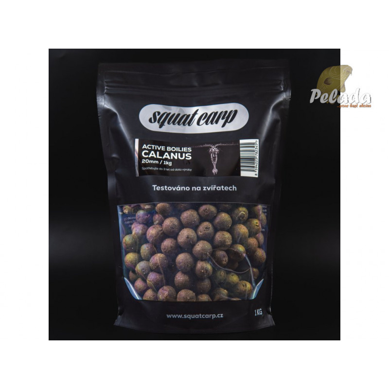 SQUAT Carp Rozpustné potápavé ACTIVE Boilies 1kg/5kg - CALANUS