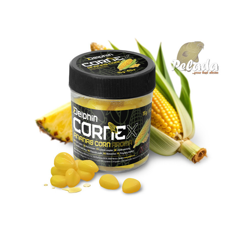 Umelá nástraha Delphin CorneX Pop Up 60ks Kukurica-Ananás