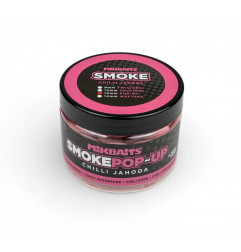 Mikbaits Plávajúce Boilies SMOKE Pop-Up 150ml - Chilli Jahoda 14mm