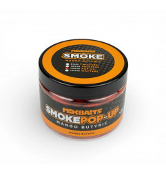 Mikbaits Plávajúce Boilies SMOKE Pop-Up 150ml - Mango Butyric 14mm