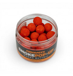 Mikbaits Plávajúce Boilies SMOKE Pop-Up 150ml - Mango Butyric 14mm