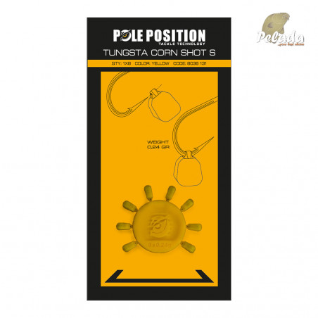 POLE POSITION Tungsta Corn Shot "M" Medium Yellow 0,38g 8ks