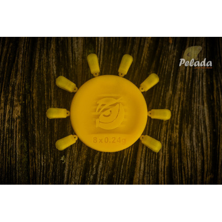 POLE POSITION Tungsta Corn Shot "M" Medium Yellow 0,38g 8ks