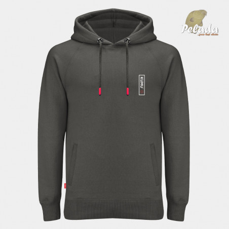 KUMU Mikina Rising Sun Hoodie Grey Šedá XL