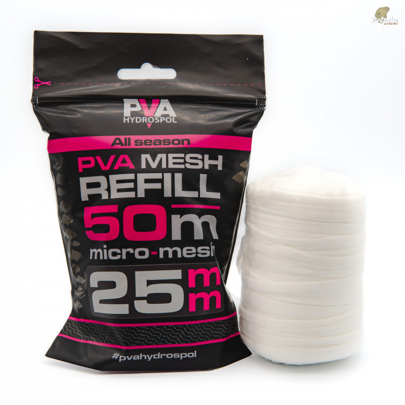 PVA Hydrospol Micro-Mesh Refill Náhradná Pva Pančucha 25mm 50m