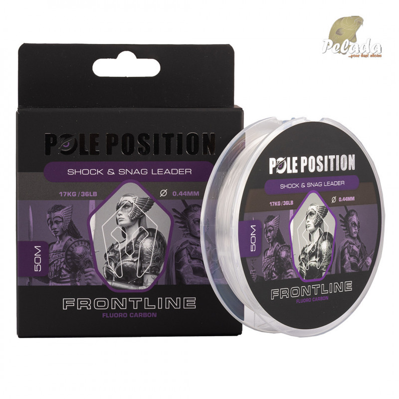 POLE POSITION Frontline Fluorocarbon Shock Snag Leader 0,44mm 17kg 36lb 50m