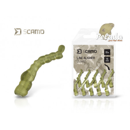 Vlasové rovnátko Delphin sCAMO CLAMZ 10ks 15mm