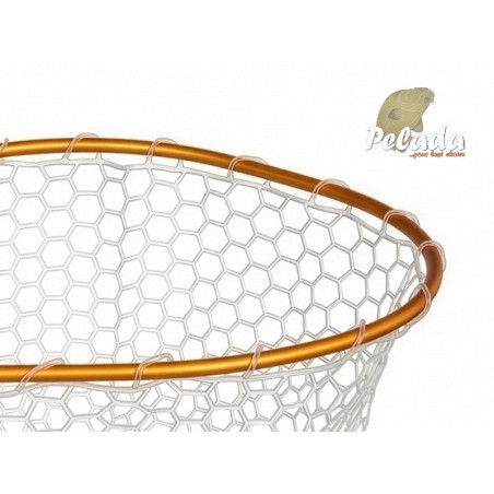 Pstruhový podberák Delphin SoftLUX mäkká sieť 45x40cm