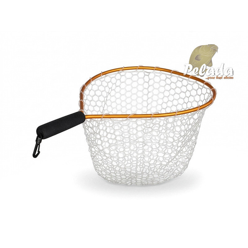 Pstruhový podberák Delphin SoftLUX mäkká sieť 45x40cm