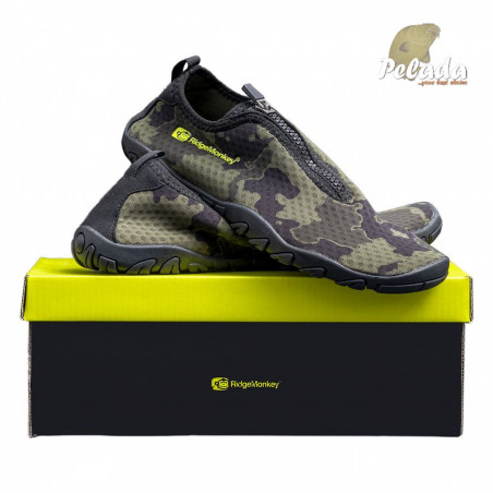 RidgeMonkey Topánky do vody APEarel Dropback Aqua Shoes Camo