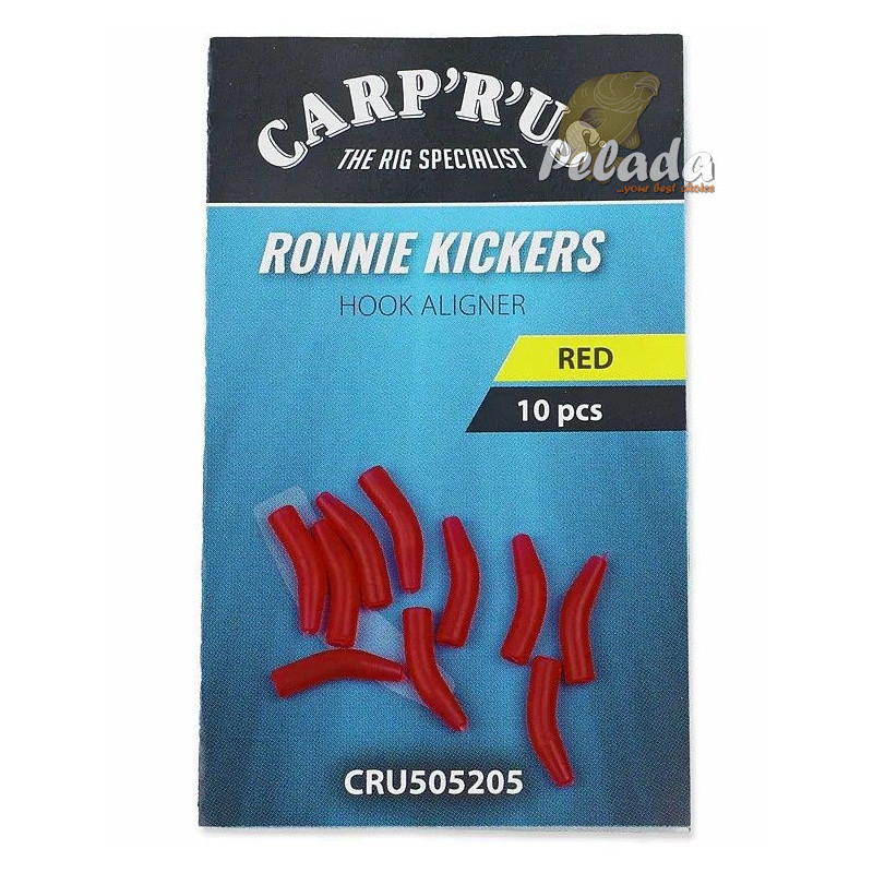 Carp'R'Us Rovnátka Ronnie Kickers Red 10ks