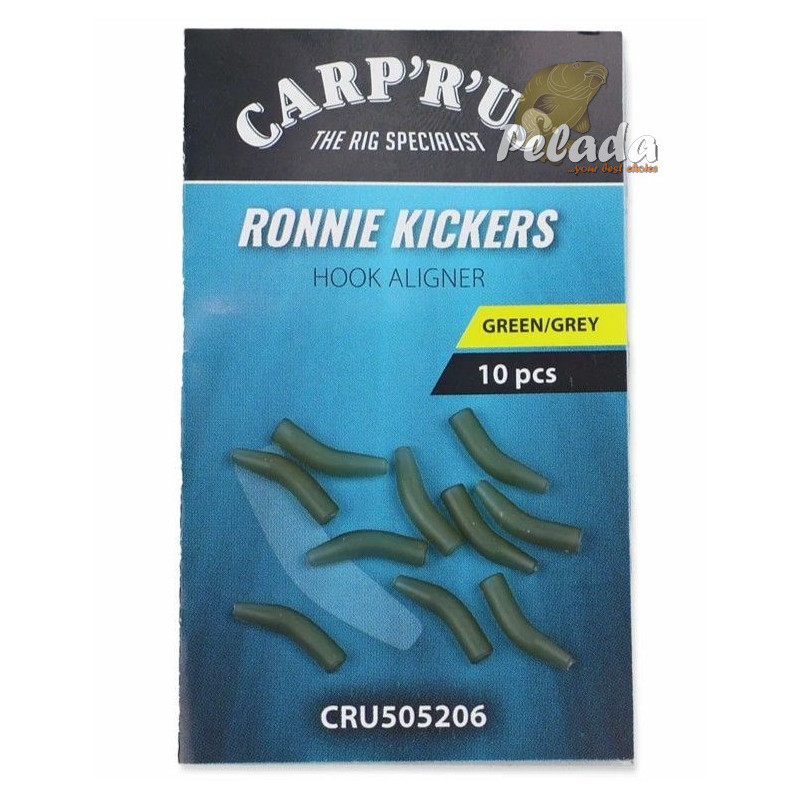 Carp'R'Us Rovnátka Ronnie Kickers Olive/Grey 10ks