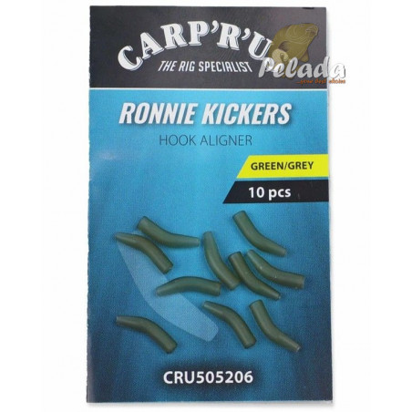 Carp'R'Us Rovnátka Ronnie Kickers Olive/Grey 10ks