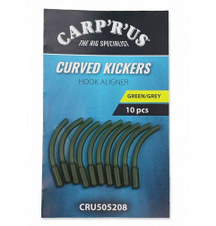 Carp'R'Us Rovnátko Curved Kickers Large 10ks Olive/Grey