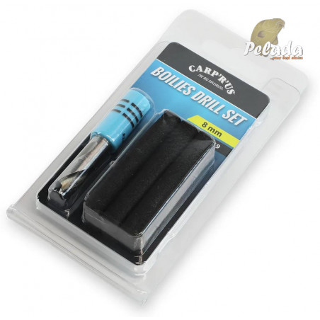 Carp´R´Us Vrtáčik na Boilies Drill Set 8mm + EVA pena 6ks