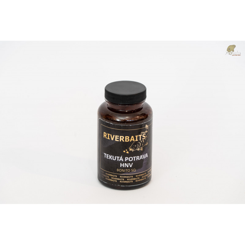 RIVERBAITS Tekutá potrava Bonito SQ - Oliheň 250ml