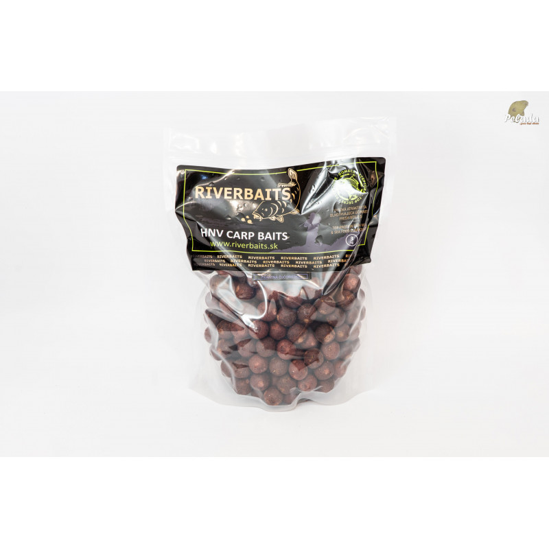 RIVERBAITS HNV Hotové Boilies 1kg - PIKANTNÁ ČUČORIEDKA