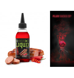 Fluo dip D SNAX LiquiX 100ml Frankfurtská klobása-Chilli