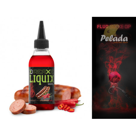 Fluo dip D SNAX LiquiX 100ml Frankfurtská klobása-Chilli