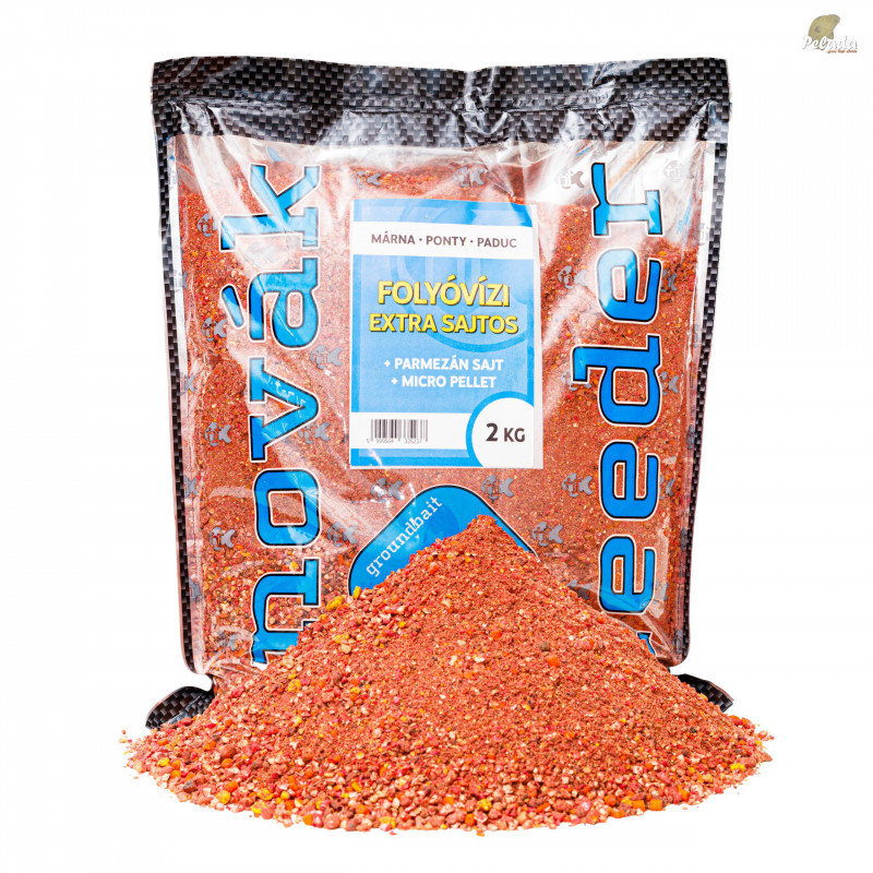 NOVÁKFEEDER Krmivo 2kg - Tečáca Voda Folyóvízi Extra Sajtos Syrové
