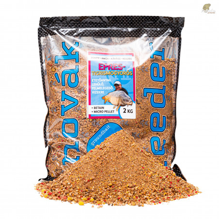 NOVÁKFEEDER Krmivo 2kg - Eper Tigris / Jahoda Tigrí Orech