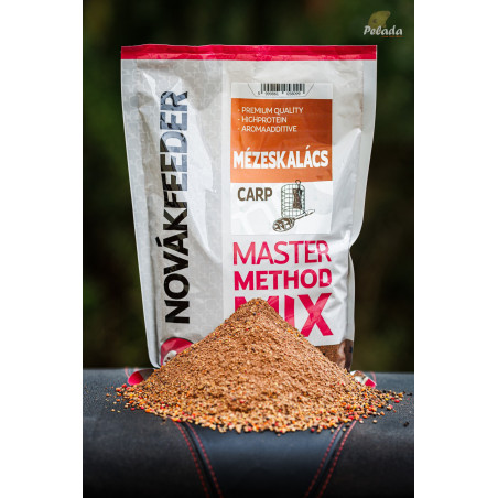 NOVÁKFEEDER Krmivo Carp Master Method Mix Mézeskalács Perník 800g