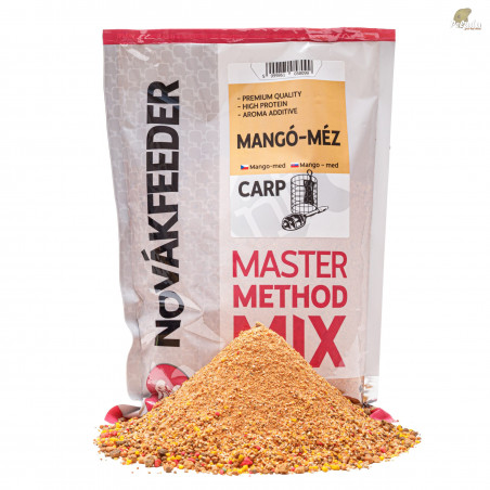 NOVÁKFEEDER Krmivo Carp Master Method Mix Mango-Med 800g