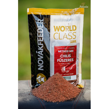 NOVÁKFEEDER Krmivo World Class Method Mix 800g - Spicy Chilli Korenie