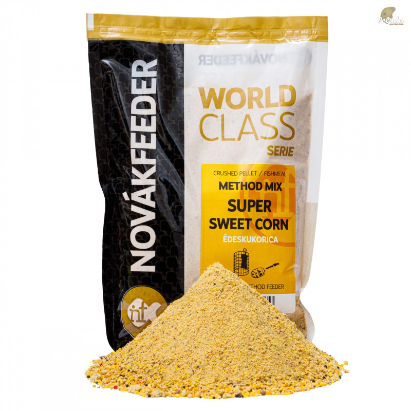 NOVÁKFEEDER Krmivo World Class Serie Method Mix 1kg - Super Sweet Corn