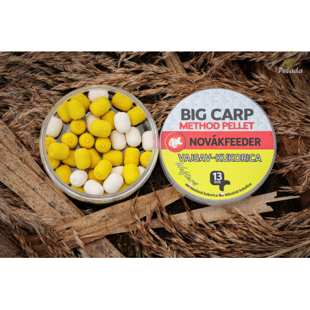 NOVÁKFEEDER Big Carp Method Pellet Wafters 13mm 30g Vajsav-Kukurica