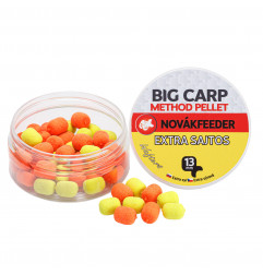 NOVÁKFEEDER Big Carp Method Pellet Wafters 13mm 30g Extra Sajtos Syr