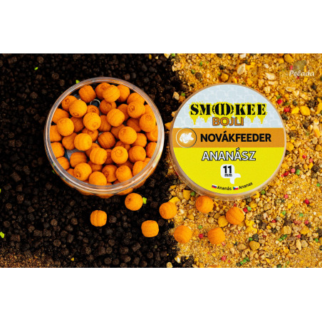 NOVÁKFEEDER Smokee Mini Boilies Wafters 11mm 30g - Ananás