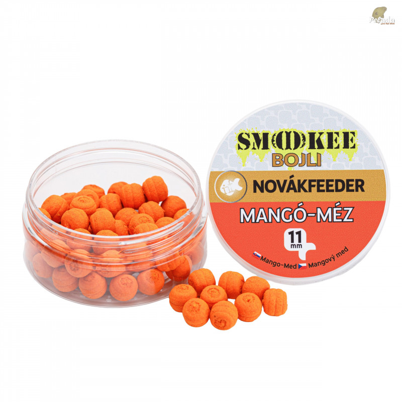 NOVÁKFEEDER Smokee Mini Boilies Wafters 11mm 30g - Mango Med
