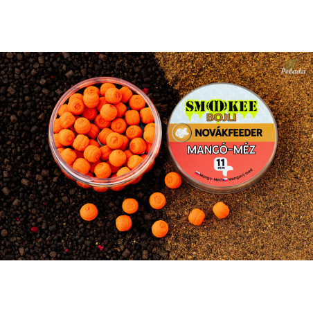 NOVÁKFEEDER Smokee Mini Boilies Wafters 11mm 30g - Mango Med