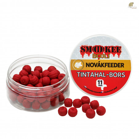 NOVÁKFEEDER Smokee Mini Boilies Wafters 11mm 30g - Kalamár Korenie