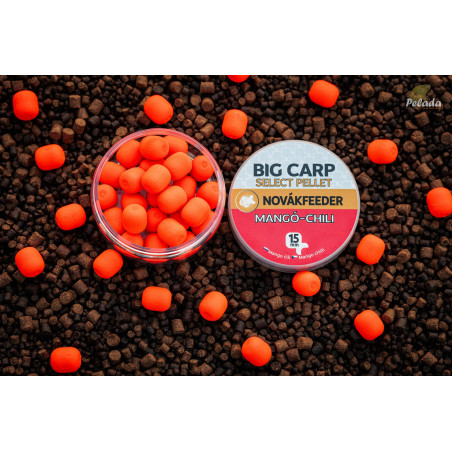 NOVÁKFEEDER Big Carp Select Pellet Wafters 15mm 35g - Mango Chilli
