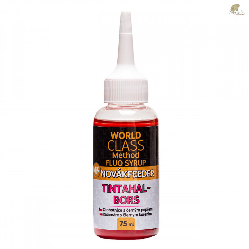 NOVÁKFEEDER World Class Method Fluo Syrup 75ml - Kalamár Korenie