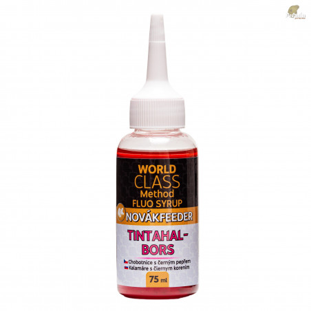 NOVÁKFEEDER World Class Method Fluo Syrup 75ml - Kalamár Korenie