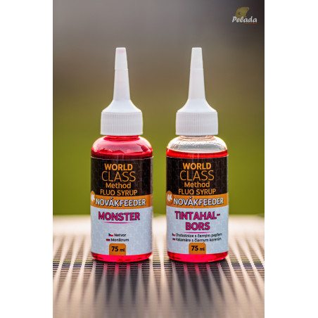NOVÁKFEEDER World Class Method Fluo Syrup 75ml - Kalamár Korenie