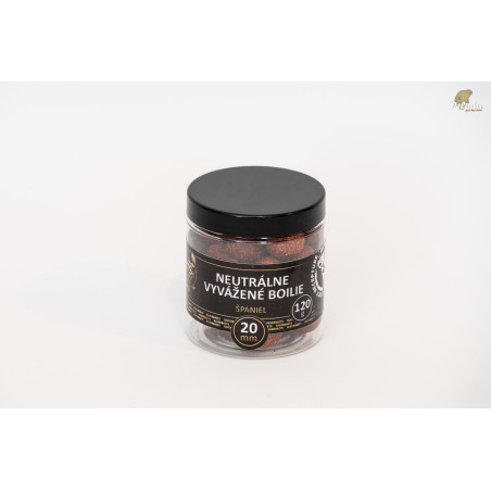 RIVERBAITS Balanced Neutrálne Vyvážené Boilies GAMA-CRAB 120g
