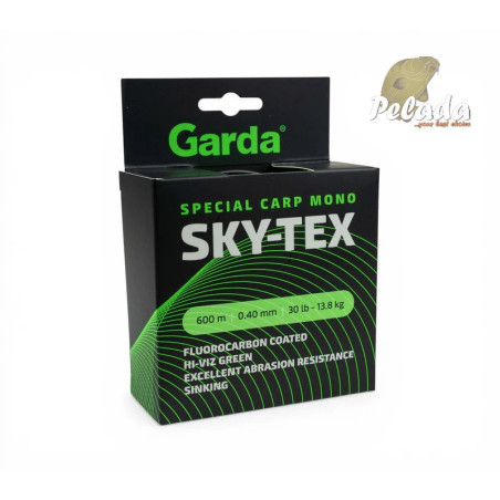 GARDA vlasec SKY-TEX fluo zelený 0,40mm 30lb 13,8kg 600m