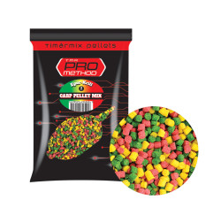 TIMÁR Mix Pro Method Carp Pellet Mix 3mm 800g - Jahoda Krill