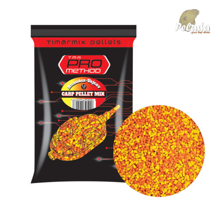 TIMÁR Mix Pro Method Carp Pellet Mix 3mm 800g - Ananás Kyselina Maslová