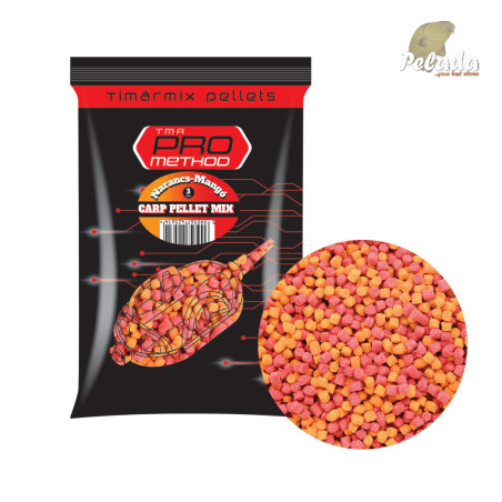 TIMÁR Mix Pro Method Carp Pellet Mix 3mm 800g - Pomaranč Mango